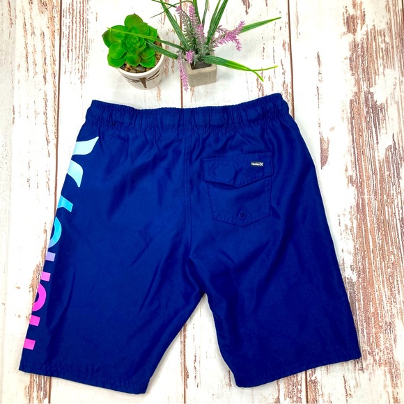 Hurley Swim Trunks Cobalt Blue Sz Small - Picture 7 of 10